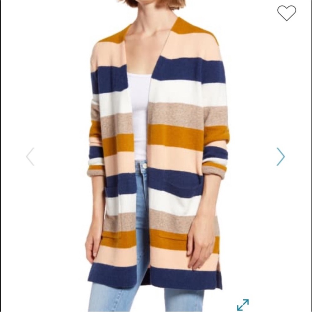 Madewell Multicolor Striped Cardigan